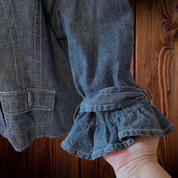 90's D.F.A. New York denim blazer jacket - Picture 7 of 9